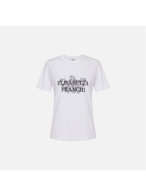 t-shirt woman white ELISABETTA FRANCHI | MA00351E2/270